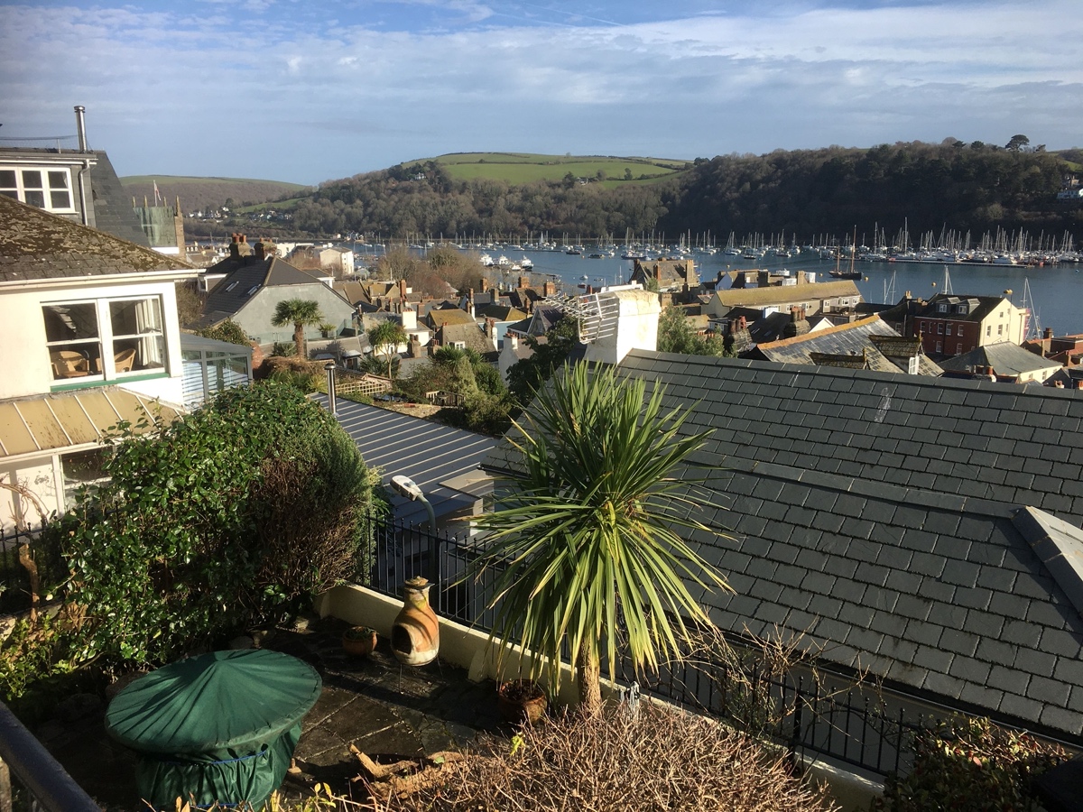 View from the terrace accross the harbour